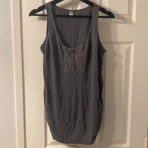 Grey Maternity Tank Top